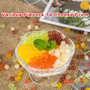 Multi-Flavored Fruits Bursting Boba Provision OEM/ODM Service Available For Custom Fruit Popping Beads Your Unique Branding