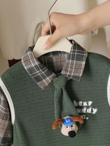 Autunno nuova tuta bambino bel stile coreano due pezzi <span class=keywords><strong>bretelle</strong></span> tuta Casual ODM Baby Baby tuta autunno Baby abbigliamento - Product Image 5