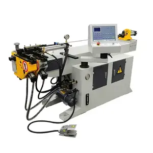 APEC Stainless Pipe Tube Bending Hydraulic Pipe Bender Ironworker Machine Single Nc Hydraulic Auto Exhaust Pipe Tube Bender