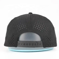 Gorras de Golf Personalizadas para Hombre, con Corte Láser, Resistentes al Agua, con Estampado 3D en Relieve, de 5 Paneles, con Cierre a Presión