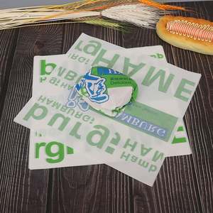 Emballage personnalisé pour hamburgers de restauration rapide, enduit d'un côté, qualité alimentaire, résistant à la graisse, non toxique, impression de logo écologique, sûr - Product Image 3