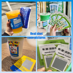 Cartes à gratter de Noël personnalisées - Cartes à gratter chanceuses imprimées festives pour le réveillon de Noël, personnalisables par les entreprises - Product Image 2