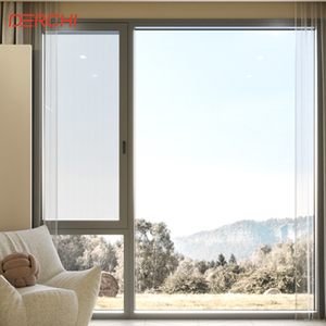 Fenêtre à battant DERCHI USA populaire, à rupture de pont thermique, <span class=keywords><strong>triple</strong></span> <span class=keywords><strong>vitrage</strong></span>, ouverture extérieure avec grilles décoratives - Product Image 6