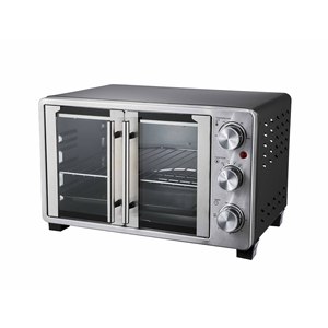 Horno de Doble Puerta Guangrong de 23L, Horno Eléctrico Multifunción de Acero Inoxidable, Electrodoméstico de Cocina - Product Image 1