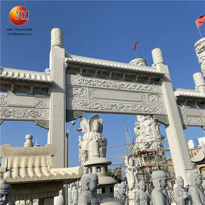 Grande <span class=keywords><strong>arche</strong></span> d'entrée <span class=keywords><strong>de</strong></span> Village <span class=keywords><strong>en</strong></span> <span class=keywords><strong>pierre</strong></span>, à trois portes, paifan pour porte du Temple, livraison gratuite - Product Image 4