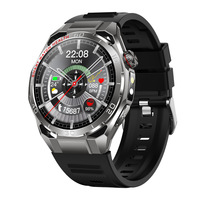 Reloj Inteligente con Pantalla AMOLED y Carcasa de Aleación, Monitoreo de Salud, ECG, Presión Arterial, Responde Llamadas, Calendario, Resistente al Agua IP68, Batería de 5-10 Días