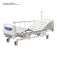 SAIKANG B4W Rail latéral mobile en alliage d'aluminium Lits d'hôpital manuels pliables à 5 fonctions à Affordab