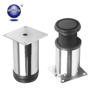 Pieds de table modernes en métal, réglables et polis, pour meubles, bureaux, chaises, canapés et armoires - Vente chaude - Product Image 1
