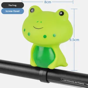 Sonnette de vélo pour enfants, en plastique imperméable, <span class=keywords><strong>super</strong></span> forte, klaxon d'<span class=keywords><strong>air</strong></span>, klaxon de scooter, universelle, mignonne, accessoires de sonnette de dessin animé - Product Image 6