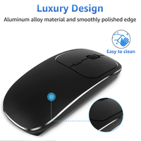 Souris bluetooth sans fil, Rechargeable, pour MacBook pro, MacBook air, ordinateur portable, iMac, ghz