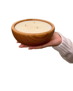 Portavelas de Madera Natural Hecho a Mano de Alta Calidad, Tamaño Mediano, Exportaciones Globales, Decoración para el Hogar, Bodas, Navidad y Fiestas - Product Image 6