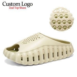 Chaussures de massage modernes à semelle épaisse en EVA, confortables et rehaussantes, pour l'extérieur, type pantoufles à enfiler pour adultes - Product Image 1