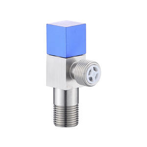 Válvula de Ángulo Morning Dew de Cobre, 4 Vías, Entrada/Salida FNPT x FNPT, Válvula de Cierre de Agua Fría/Caliente para Inodoro y Calentador de Agua - Product Image 1