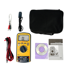 5999 multimètre numérique VA40R Kit d'outils de Test électrique LCD rouge comprenant des fils de testeur de sortie de tension sans contact CAT IV 600V - Product Image 6