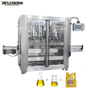 Hot selling auto cooking food olive oil filling machine/Edible oil piston filler lubricant lube oil bottling fillng machine