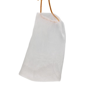 Bolsa de jabón exfoliante enviada de fábrica, Red de espuma en forma de ampolla, cuerda de tracción, Red de jabón, bolsa de red de espuma limpia - Product Image 1