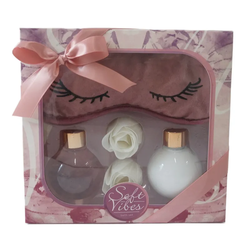 Cherry Amber Hydraterende Douchegel Bubble Bad Bom Hydrating Lavendel Body Lotion Gift Set Rose Zeep Bloem Oogmasker