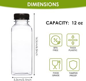 Bouteille en plastique personnalisée pour jus, 500 ml, meilleur prix en Chine - Product Image 2