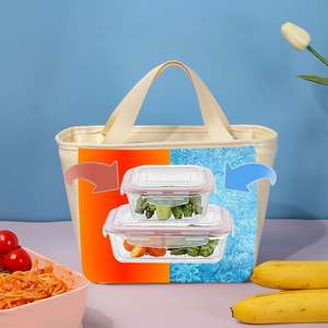 Custom Portable Waterproof Insulated Thermal <b>Lunch</b> <b>Bag</b> Family Picnic Cooler <b>Bag</b> for Children and Girls - Product Image 3