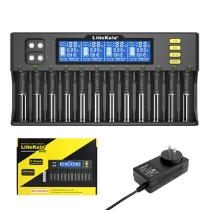 <span class=keywords><strong>Cargador</strong></span> <span class=keywords><strong>de</strong></span> Baterías LiitoKala Lii-S12 9V con Pantalla LCD y 12 Ranuras para Baterías NiMH/<span class=keywords><strong>Cd</strong></span> <span class=keywords><strong>de</strong></span> 3.8V, 3.2V, 3.7V, 18650, 26650, 26700, AA, AAA - Product Image 1