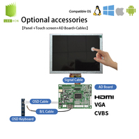 Écran LCD TIANMA 8,0 pouces 1024x768 TM080TDGP02-00, interface LVDS, haute résolution, affichage pour instruments marins, modules LCD 8 pouces