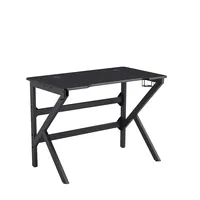 HY FURNITURE vente en gros de meubles de table de jeu noirs à chaud table d'ordinateur de bureau de jeu pour joueur