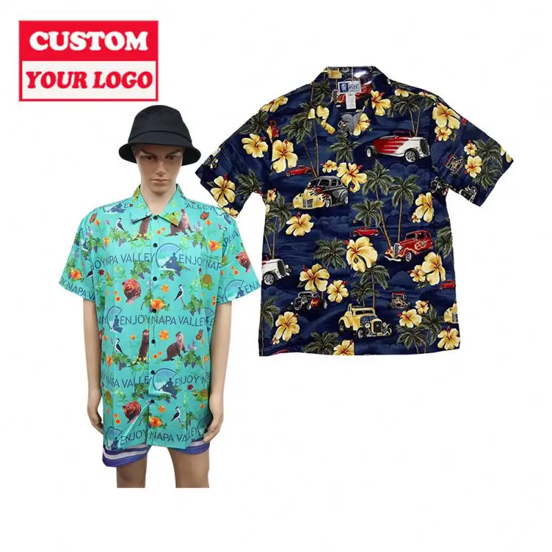 Oem Summer Men's 2 Piece Short Sets Ropa de playa de manga corta Jogging Suit Hawaii Men Two Piece Short Sets T Shirt And Shorts Set