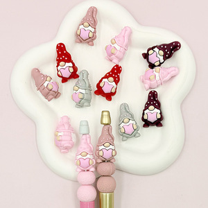 Cuentas de silicona de gnomos de dibujos animados para pulseras DIY, llaveros y accesorios de joyería Primavera 2026 - Product Image 4