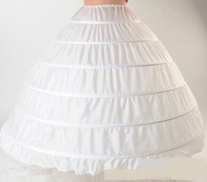 S0688R <span class=keywords><strong>robe</strong></span> <span class=keywords><strong>de</strong></span> <span class=keywords><strong>mariée</strong></span> jupe Performance Costume jupon 6 cercles <span class=keywords><strong>sans</strong></span> fil et jupe élargie - Product Image 1