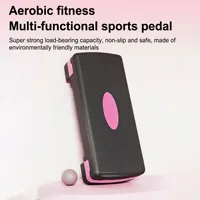 Plataforma de Step Ajustable de Material PP, Antideslizante, para Ejercicios Aeróbicos, Banco de Entrenamiento, Gimnasio en Casa, Cardio, Fitness