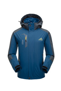Wholesale <b>Men</b> Formal Long Autumn Zipper Waterproof Hooded Safari Jacket Outdoor <b>Raincoat</b> - Product Image 3