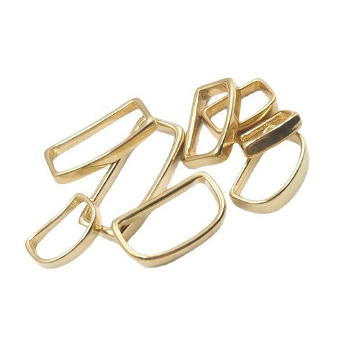 Fixed Meson square Buckle Belt Ring Meson Belt Ring Bag Belt Buckle Accessories Tail Clip