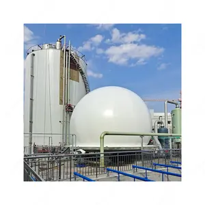 HaiYue factory frp mixing Biogas tank biogas continous stirred tank