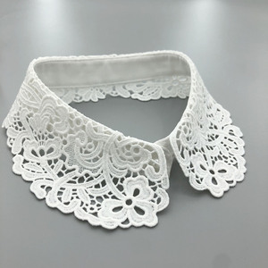 LHY <span class=keywords><strong>Col</strong></span> Amovible en Dentelle Guipure Brodé Style Vintage avec Bordure au <span class=keywords><strong>Crochet</strong></span> et Perles – Accessoire Élégant pour Encolure - Product Image 2