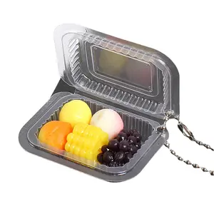 HY 왕둔 미니 시뮬레이션-상자 과일 음식 놀이 모델 상자 DIY 인형 집 액세서리 미니어처