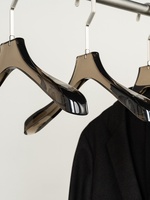 Cintre en acrylique à épaules larges pour doudoune, antidérapant, grande taille, design épaissi, pour homme