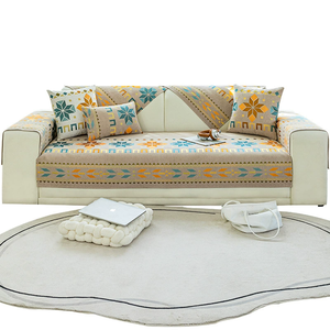 Housse de <span class=keywords><strong>canapé</strong></span> en chenille imperméable antidérapante, résistante aux animaux domestiques, en velours côtelé, tissu épais et résistant à l'usure, vente en gros - Product Image 3