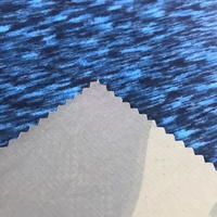 Tissu en nylon Ripstop imprimé, 70d, 350GSM, spandex, à 4 voies extensibles, collé avec du fil, polaire polaire polaire pour veste en coquille souple, vente en gros, 2020