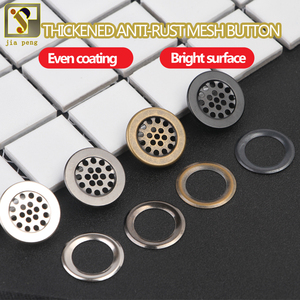 Toptan yüksek kaliteli Metal Mesh kuşgözü toka hava deliği Grommets bagaj fabrika doğrudan