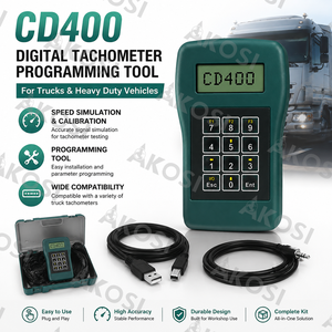 ผลิตภัณฑ์ใหม่ สำหรับเครื่องบันทึกความเร็วแบบดิจิตอล cd400 สำหรับรถบรรทุก ชุดอุปกรณ์ดิจิตอล CD400 เครื่องมือจำลองความเร็วและปรับเทียบโปรแกรมเมอร์ - Product Image 1