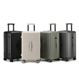 Valise en aluminium à grande capacité, à double roues, avec poignée latérale, de luxe, pour les voyages, les affaires, les loisirs, avec logo personnalisé en gros - Product Image 2