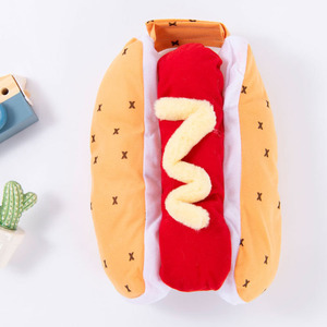 El más nuevo disfraz de fiesta de Navidad de hamburguesa para mascotas DogTransfiguration Outfit Ropa - Product Image 1