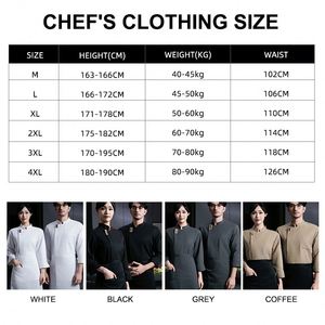 Vêtements de travail pour hommes de la restauration : Chemises de cuisine, uniformes de chef pour restaurants et bars, vestes de chef - Product Image 3