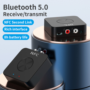 Adaptador Receptor de Audio <span class=keywords><strong>Bluetooth</strong></span> NFC 5.0, Extensor Inalámbrico <span class=keywords><strong>Bluetooth</strong></span> HiFi con <span class=keywords><strong>RCA</strong></span> de 3.5mm AUX para TV, Hogar y Estéreo de Auto - Product Image 1