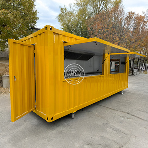 40ft xây dựng trang web container di động <span class=keywords><strong>prefab</strong></span> container hội thảo 10 chân container văn phòng nhà hàng vận chuyển - Product Image 1