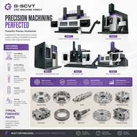 Tour vertical CNC de grande capacité CVT 12560 robuste et rigide pour pièces métalliques