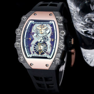 Reloj de Lujo RM 21-02 Skeleton Tourbillon, Caja de Titanio y Carbono, Cuarzo, Estética Mecánica Futurista, Material Innovador - Product Image 2