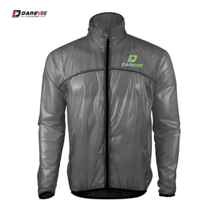 Darevie imperméable/coupe-vent extérieur imperméable manteau de <span class=keywords><strong>pluie</strong></span> <span class=keywords><strong>veste</strong></span> avec trous respirants maillots de cyclisme - Product Image 4