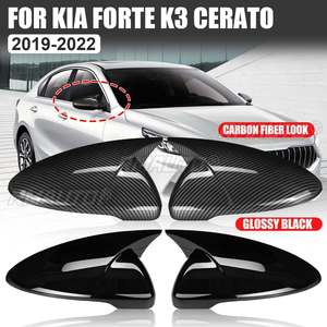 2 Cubiertas para Espejos Retrovisores Laterales con Bocina para Kia K3 Cerato Forte 2014-2017 2019-2022, Carcasa para Espejo Retrovisor - Product Image 1