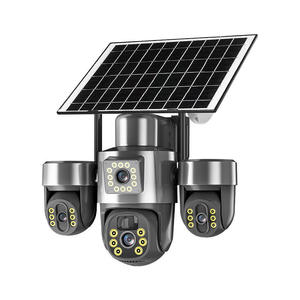 <b>Real</b> Triple Lens Triple PTZ Solar WiFi <b>Camera</b> Full Color Night Outdoor Security <b>Camera</b> V380 Pro Farm Yard Garden Monitoring - Product Image 6